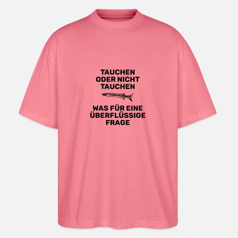 PLONGÉE OU NON - T-shirt bio Blaster 2.0 coupe oversize Stanley/Stella Unisexe - rose 