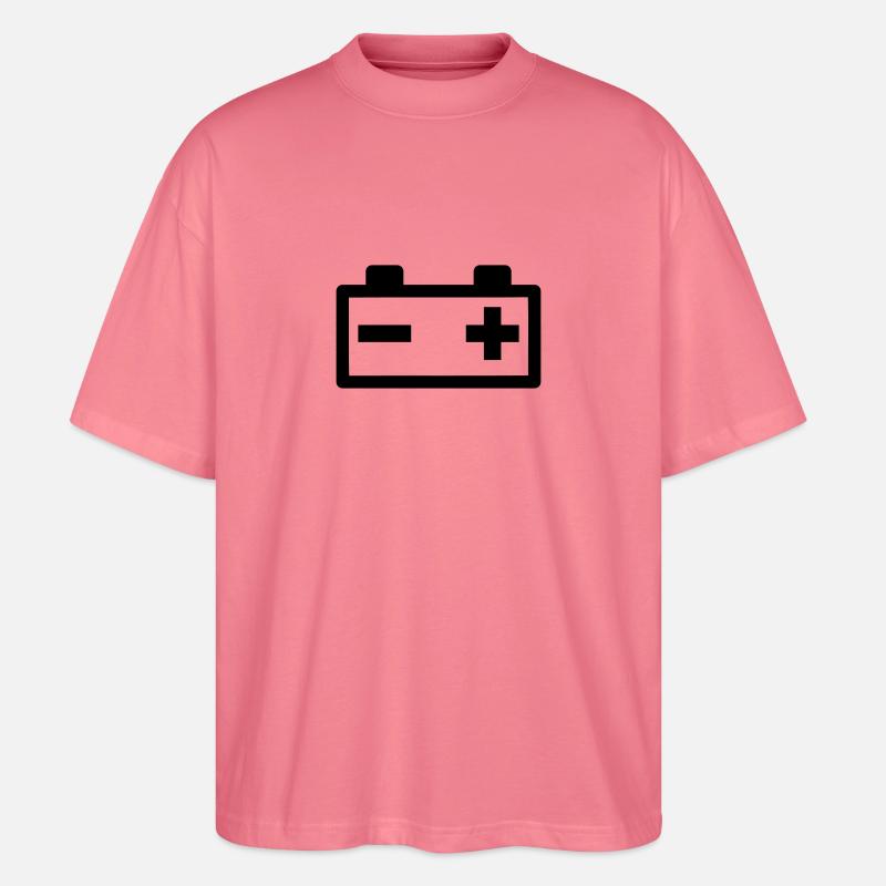 Batterie - Stanley/Stella Oversized Unisex Bio T-Shirt Blaster 2.0 - Pink 