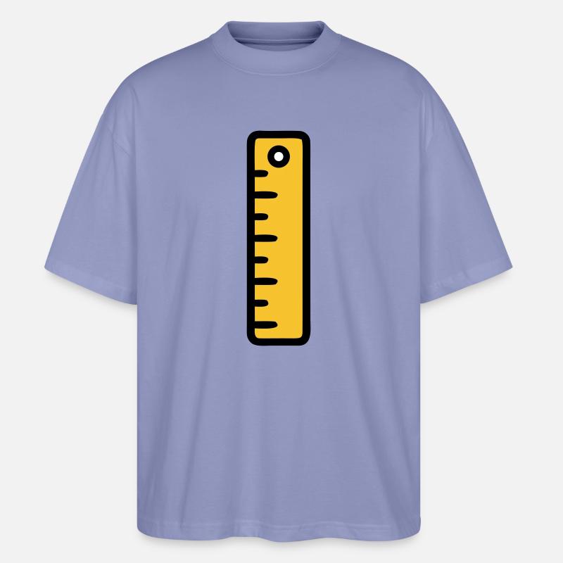 Scale Ruler Tool Office - Stanley/Stella Oversized Unisex Organic T-shirt Blaster 2.0 - violet