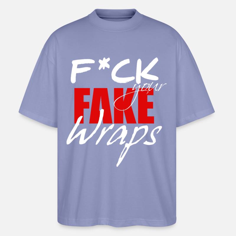 FUFW White - Stanley/Stella Oversized Unisex Bio T-Shirt Blaster 2.0 - Violett