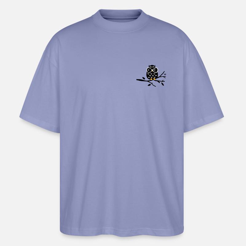 Eule - Stanley/Stella Oversized Unisex Bio T-Shirt Blaster 2.0 - Violett