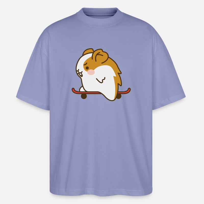 Hamster - Stanley/Stella Oversized Unisex Bio T-Shirt Blaster 2.0 - Violett