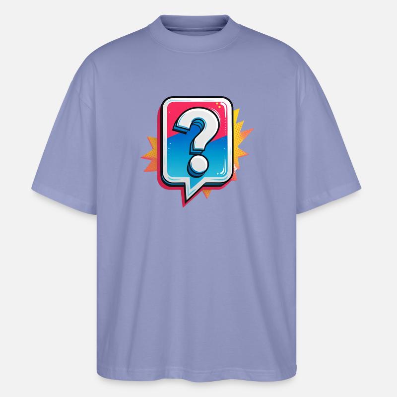 Point d’interrogation - T-shirt bio Blaster 2.0 coupe oversize Stanley/Stella Unisexe - violet