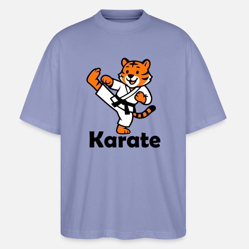 Karate Tiger - Stanley/Stella Oversized Unisex Bio T-Shirt Blaster 2.0 - Violett