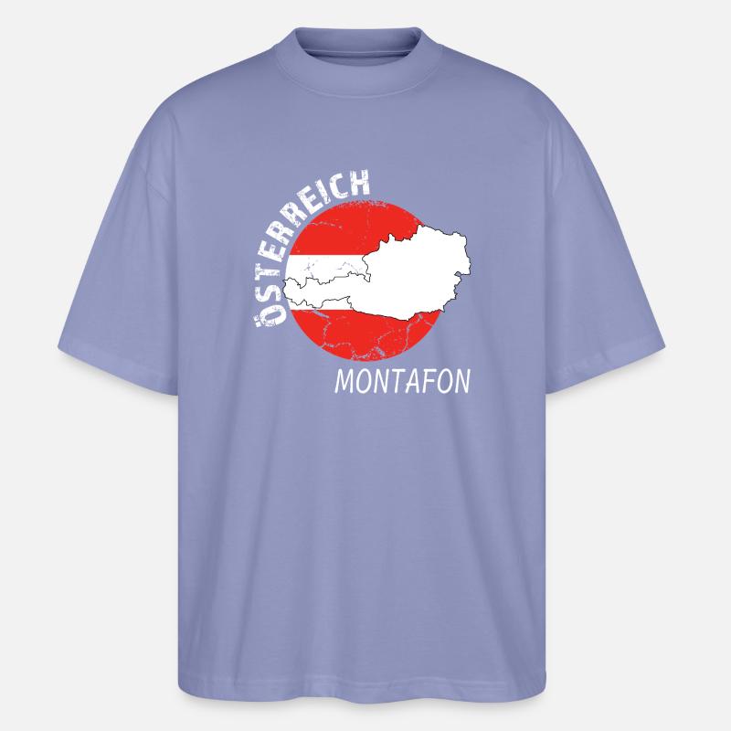 Montafon - T-shirt bio Blaster 2.0 coupe oversize Stanley/Stella Unisexe - violet