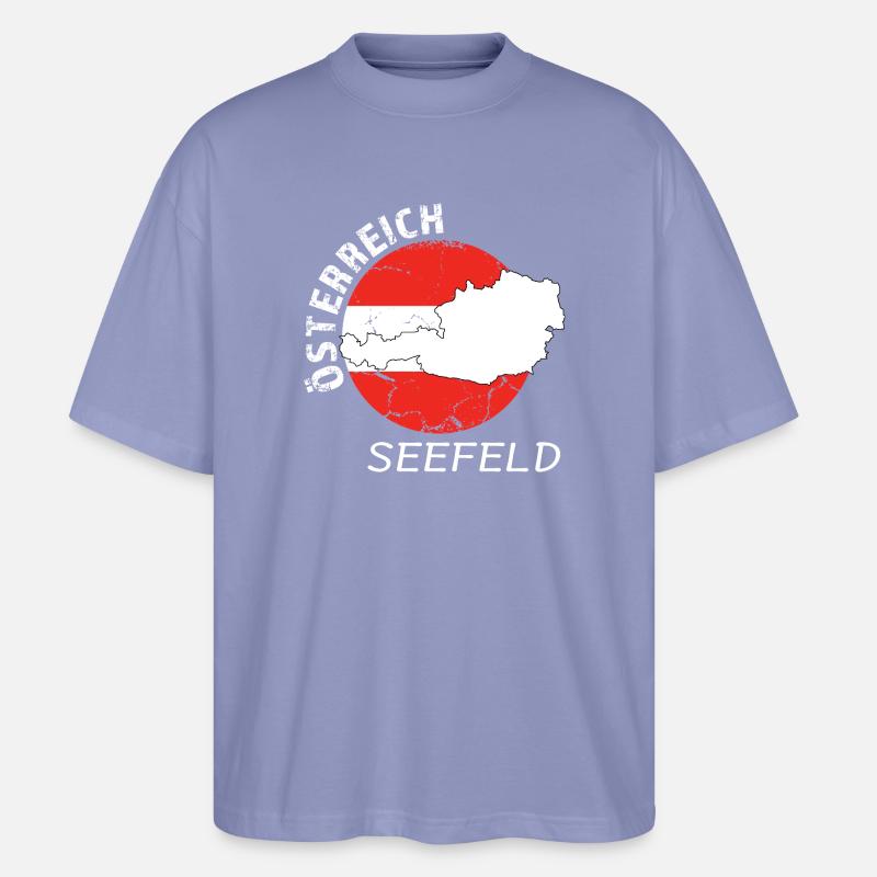 Seefeld - T-shirt bio Blaster 2.0 coupe oversize Stanley/Stella Unisexe - violet
