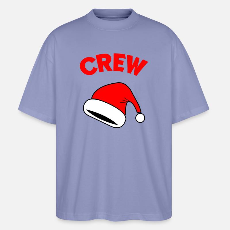 Santa Crew - Stanley/Stella Oversized Unisex Bio T-Shirt Blaster 2.0 - Violett