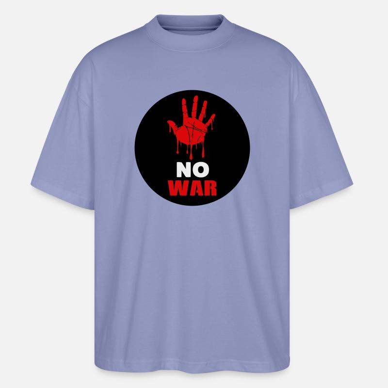 Kein Krieg - Stanley/Stella Oversized Unisex Bio T-Shirt Blaster 2.0 - Violett