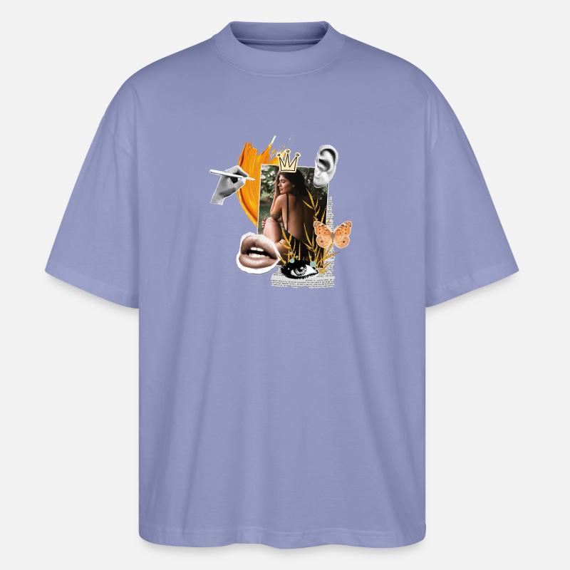 Phuket-Lebensstil - Stanley/Stella Oversized Unisex Bio T-Shirt Blaster 2.0 - Violett