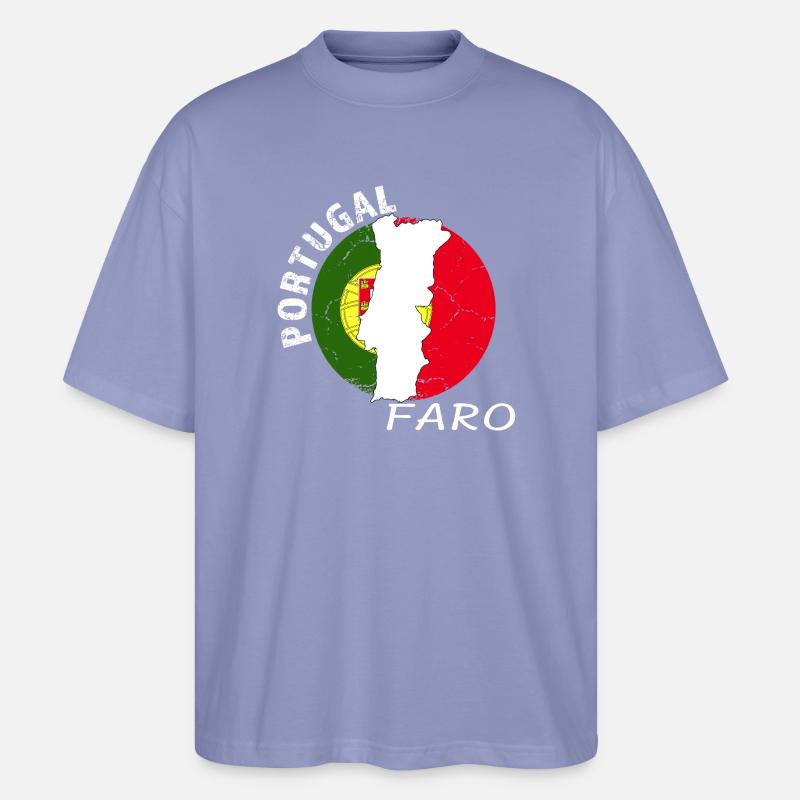 Faro - Stanley/Stella Oversized Unisex Bio T-Shirt Blaster 2.0 - Violett
