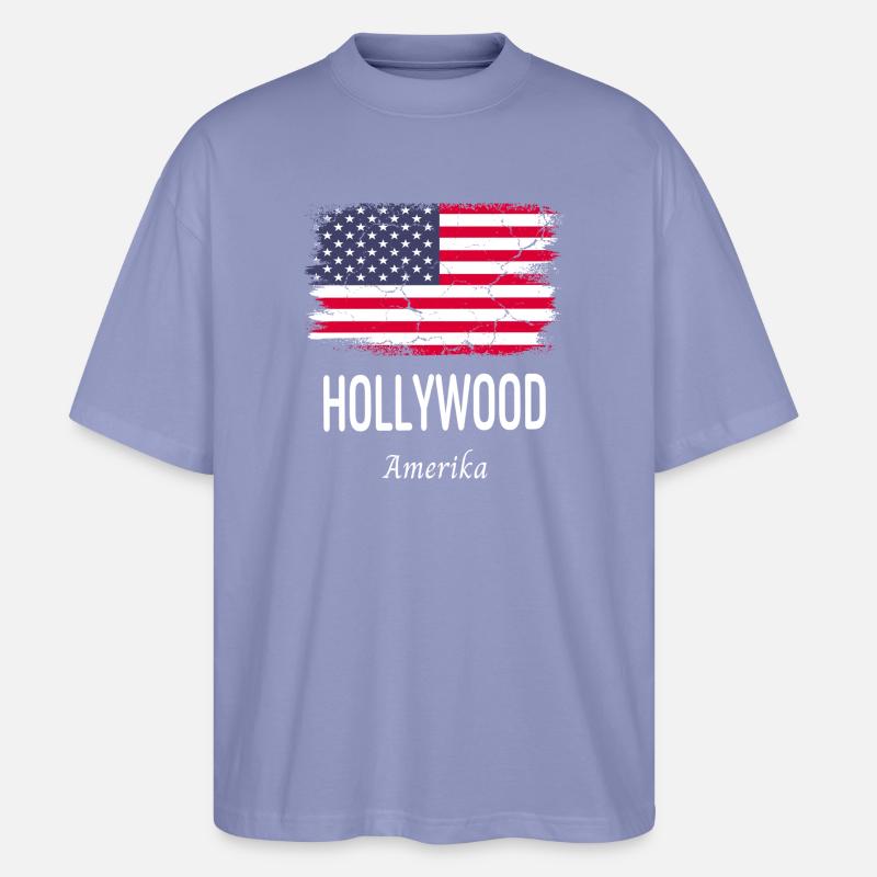 Hollywood - Stanley/Stella Oversized Unisex Bio T-Shirt Blaster 2.0 - Violett