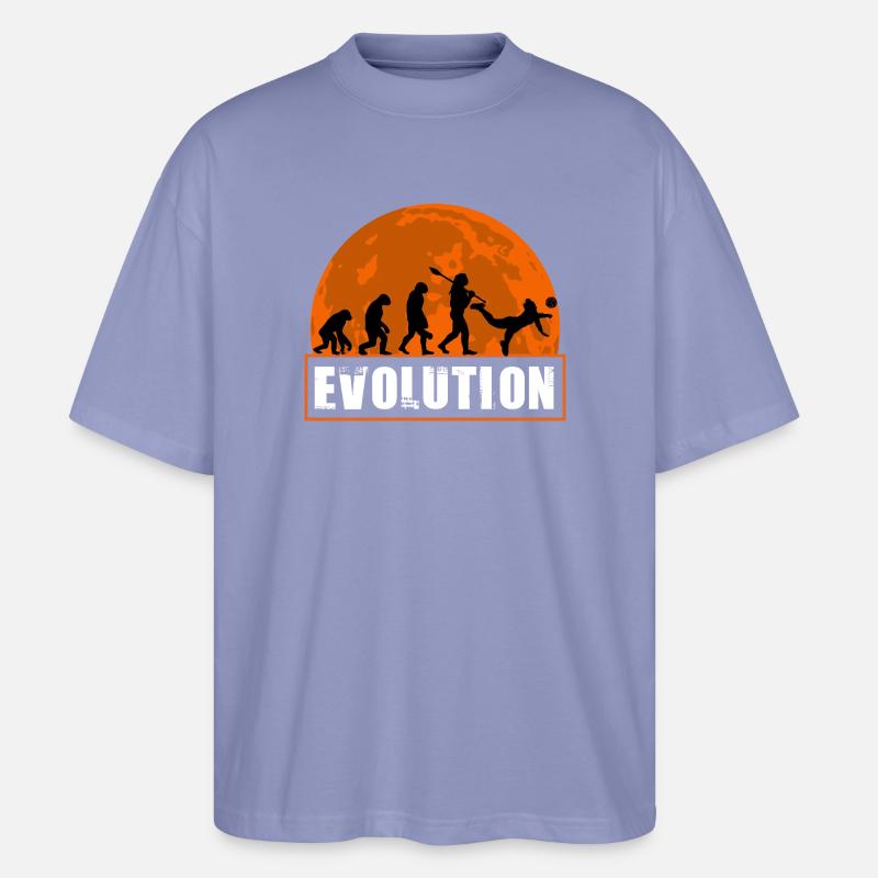 Évolution du volley-ball Joueuse Athlète - T-shirt bio Blaster 2.0 coupe oversize Stanley/Stella Unisexe - violet