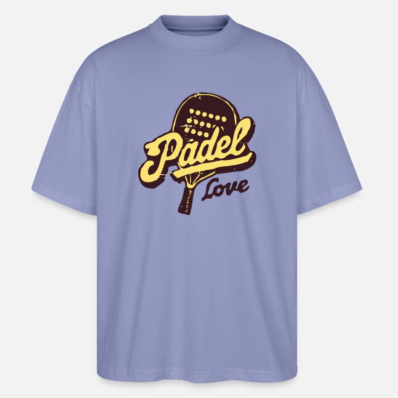 Paddle Love Retro - Stanley/Stella Oversized Unisex Bio T-Shirt Blaster 2.0 - Violett