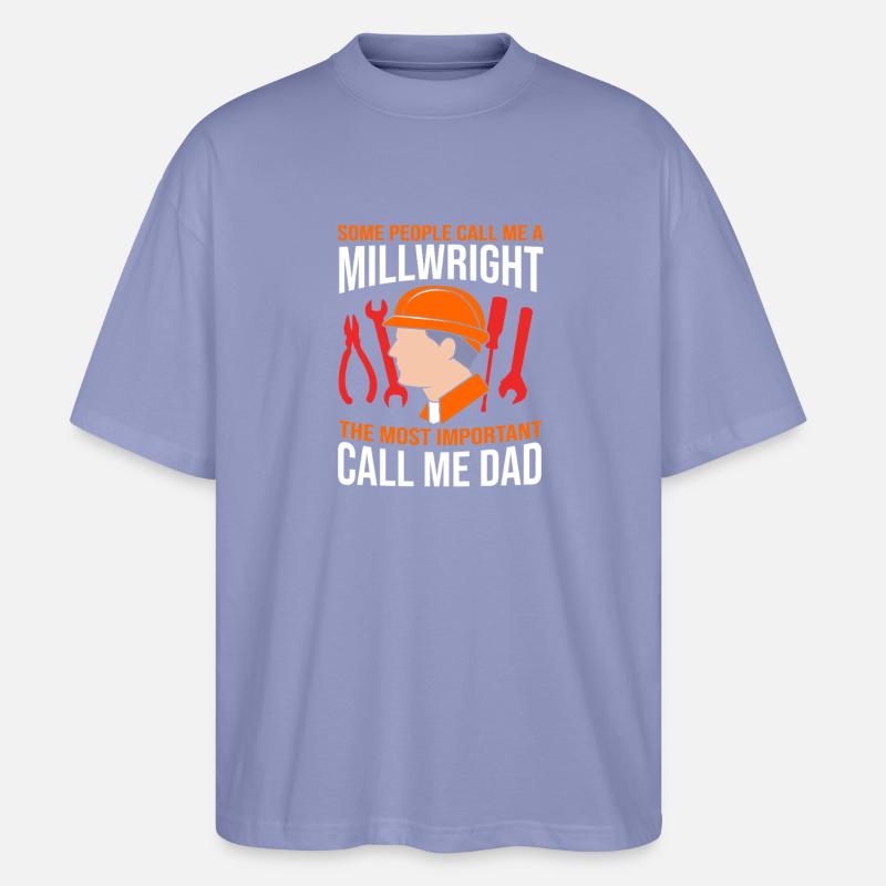 Locksmith Mechanic CNC Mechanical Engineering - Stanley/Stella Oversized Unisex Organic T-shirt Blaster 2.0 - violet