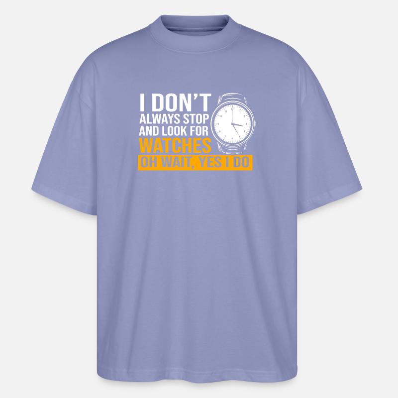 Mullet Haarschnitt Vokuhila - Stanley/Stella Oversized Unisex Bio T-Shirt Blaster 2.0 - Violett
