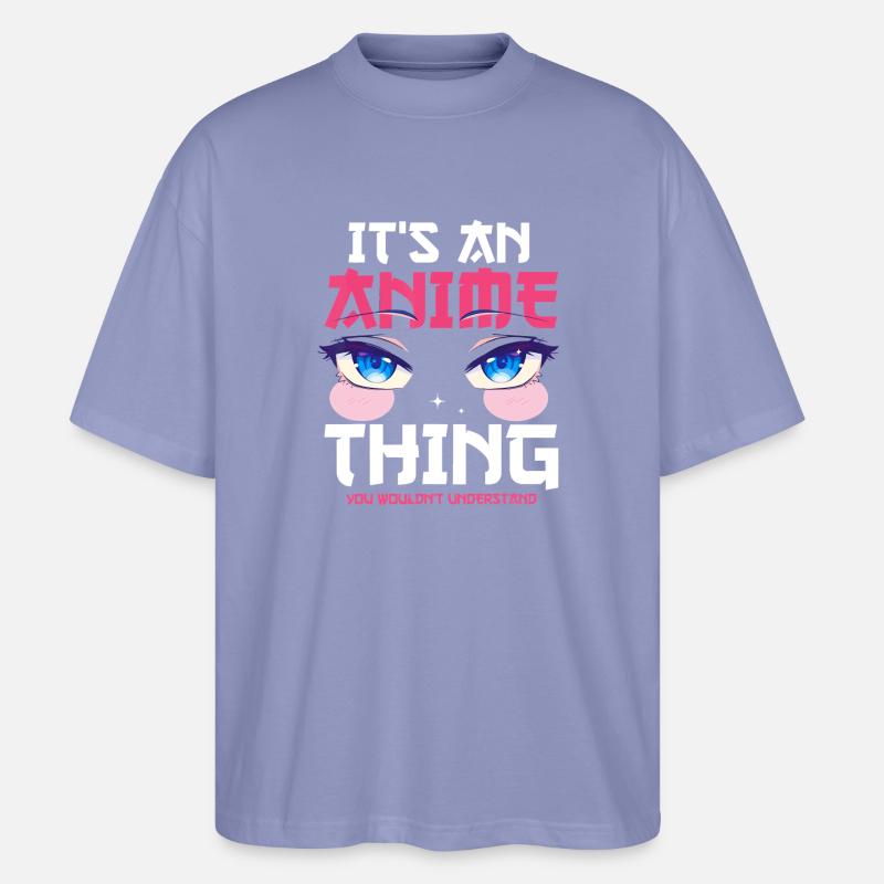 C’est une affaire d’anime - T-shirt bio Blaster 2.0 coupe oversize Stanley/Stella Unisexe - violet
