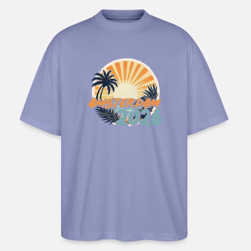 Amsterdam 2026 - Stanley/Stella Oversized Unisex Bio T-Shirt Blaster 2.0 - Violett
