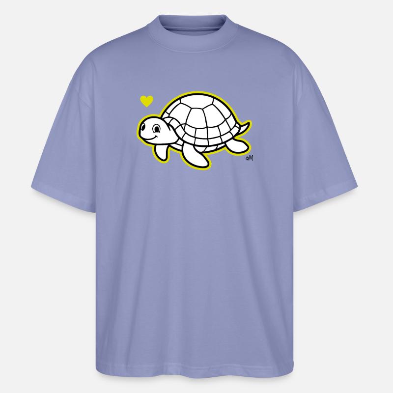 Max_the_turtle - Stanley/Stella Oversized Unisex Bio T-Shirt Blaster 2.0 - Violett