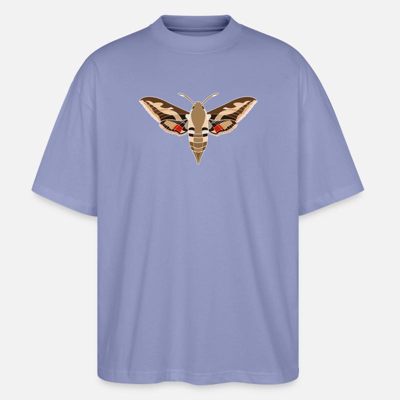 Papillon de paille de lit - T-shirt bio Blaster 2.0 coupe oversize Stanley/Stella Unisexe - violet
