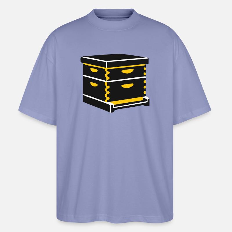 Ruche, apiculteur d’apiculture d’apiculture - T-shirt bio Blaster 2.0 coupe oversize Stanley/Stella Unisexe - violet