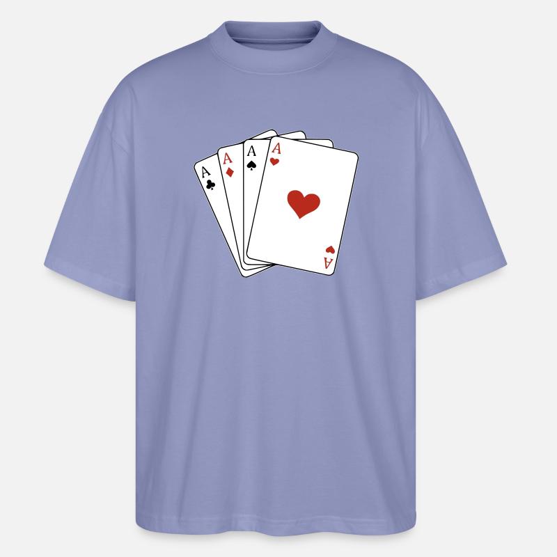 Carré d'as - T-shirt bio Blaster 2.0 coupe oversize Stanley/Stella Unisexe - violet