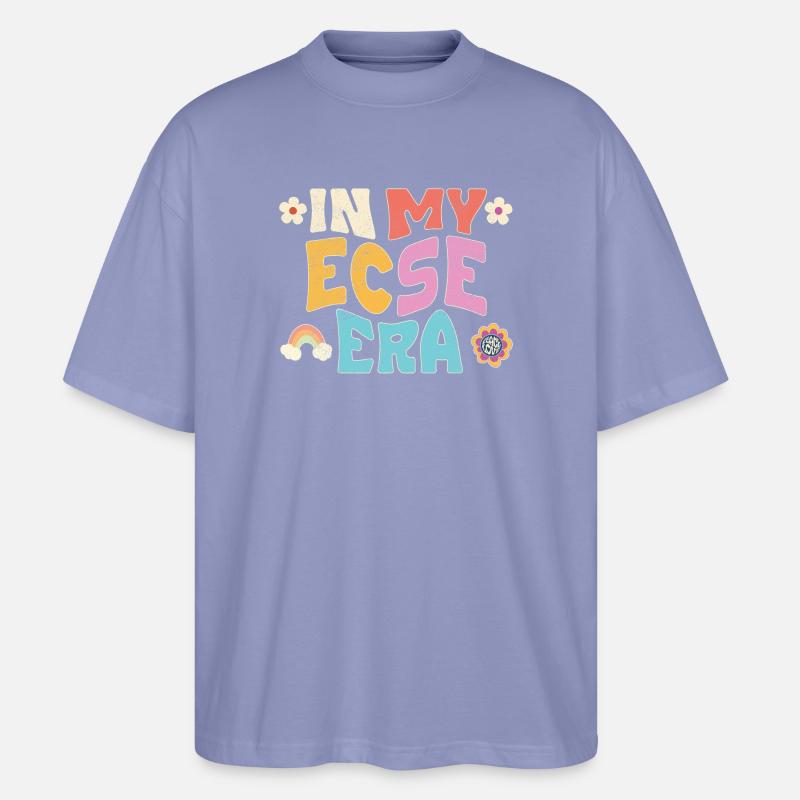 À mon époque ECSE - T-shirt bio Blaster 2.0 coupe oversize Stanley/Stella Unisexe - violet