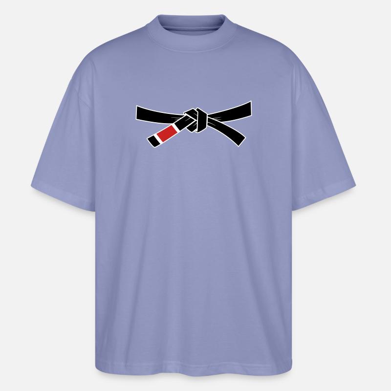 Blackbelt - Schwarzgurt - Stanley/Stella Oversized Unisex Bio T-Shirt Blaster 2.0 - Violett
