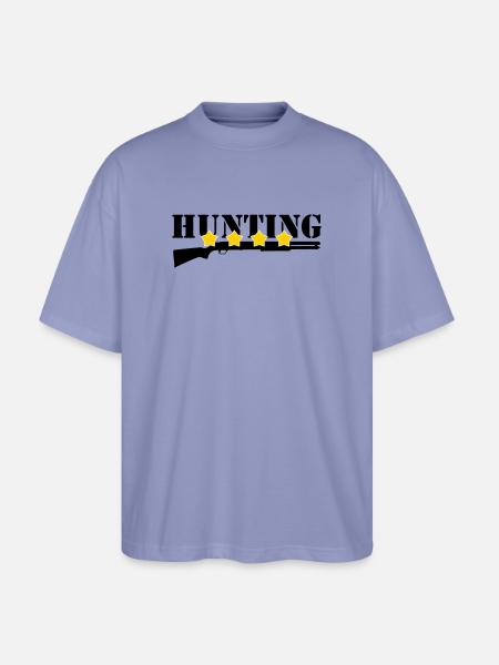 Chasse - Chasseur - T-shirt bio Blaster 2.0 coupe oversize Stanley/Stella Unisexe - violet