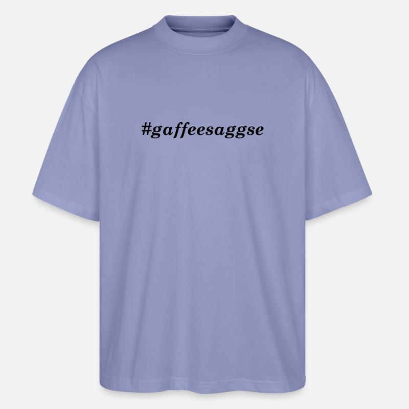 Sachsenliebe gaffeesaggse - Stanley/Stella Oversized Unisex Bio T-Shirt Blaster 2.0 - Violett