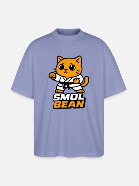 Katzenkämpfer im Dojo - Stanley/Stella Oversized Unisex Bio T-Shirt Blaster 2.0 - Violett