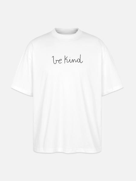 Sei nett - Stanley/Stella Oversized Unisex Bio T-Shirt Blaster 2.0 - Weiß