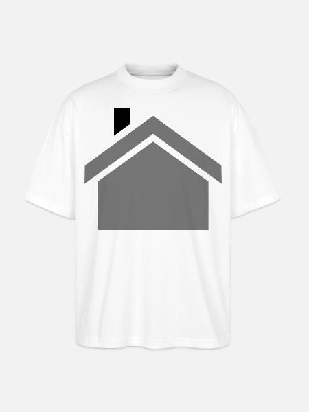 haus - Stanley/Stella Oversized Unisex Bio T-Shirt Blaster 2.0 - Weiß