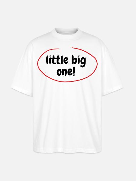 Klein - groß - Stanley/Stella Oversized Unisex Bio T-Shirt Blaster 2.0 - Weiß