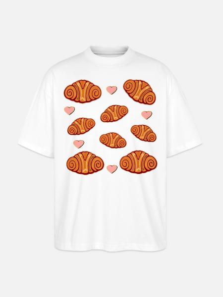 FRANZBRÖTCHEN LIEBEN, HAMBURG - Stanley/Stella Oversized Unisex Bio T-Shirt Blaster 2.0 - Weiß