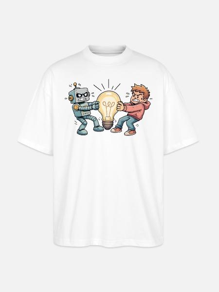 WhosIdea - Stanley/Stella Oversized Unisex Bio T-Shirt Blaster 2.0 - Weiß