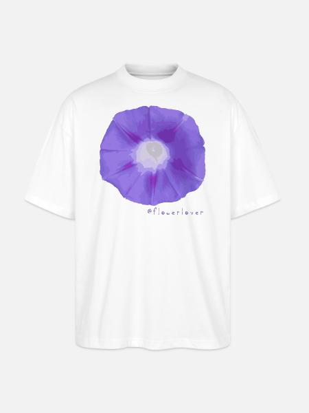 Flowerlover Nr. 2 - Stanley/Stella Oversized Unisex Bio T-Shirt Blaster 2.0 - Weiß