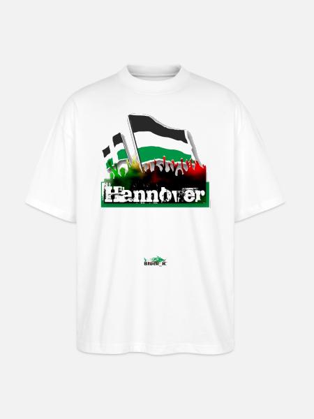 hannover - Stanley/Stella Oversized Unisex Bio T-Shirt Blaster 2.0 - Weiß