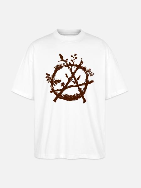 green anarchy eco - Stanley/Stella Oversized Unisex Bio T-Shirt Blaster 2.0 - Weiß