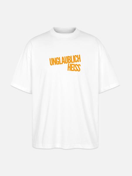 unglaublich heiss - Stanley/Stella Oversized Unisex Bio T-Shirt Blaster 2.0 - Weiß