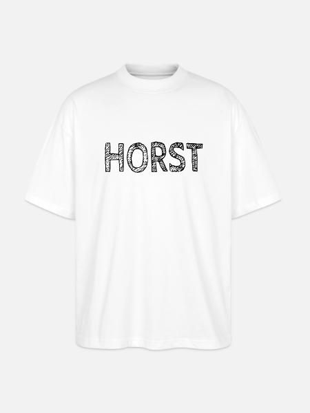 horst - Stanley/Stella Oversized Unisex Bio T-Shirt Blaster 2.0 - Weiß