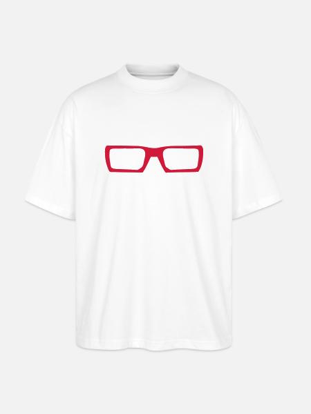 9102 futuristische Sonnenbrille - Stanley/Stella Oversized Unisex Bio T-Shirt Blaster 2.0 - Weiß