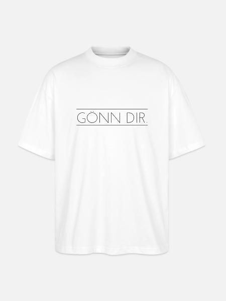GÖNN DIR. - Stanley/Stella Oversized Unisex Bio T-Shirt Blaster 2.0 - Weiß