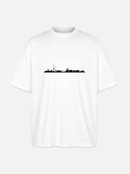 Skyline Bremen - Stanley/Stella Oversized Unisex Bio T-Shirt Blaster 2.0 - Weiß