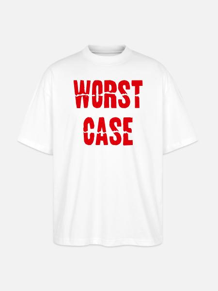 Worst Case - Stanley/Stella Oversized Unisex Bio T-Shirt Blaster 2.0 - Weiß