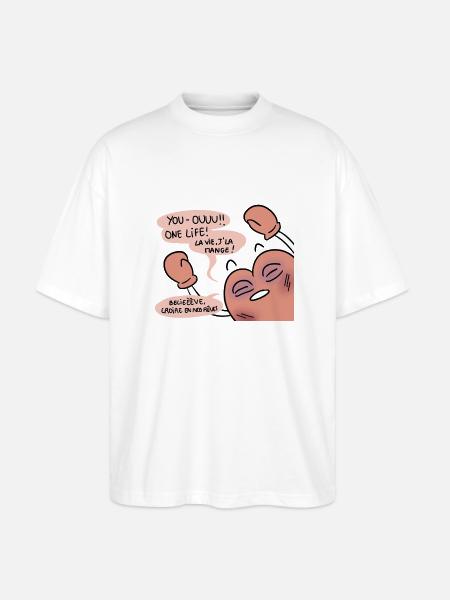 Kurt #2 - Stanley/Stella Oversized Unisex Bio T-Shirt Blaster 2.0 - Weiß