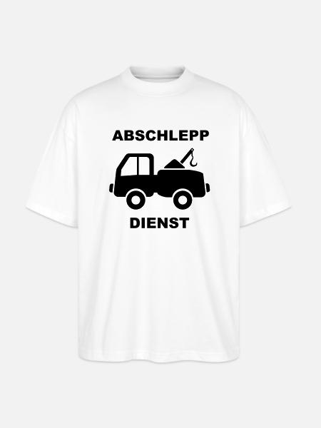 abschleppdienst - Stanley/Stella Oversized Unisex Bio T-Shirt Blaster 2.0 - Weiß