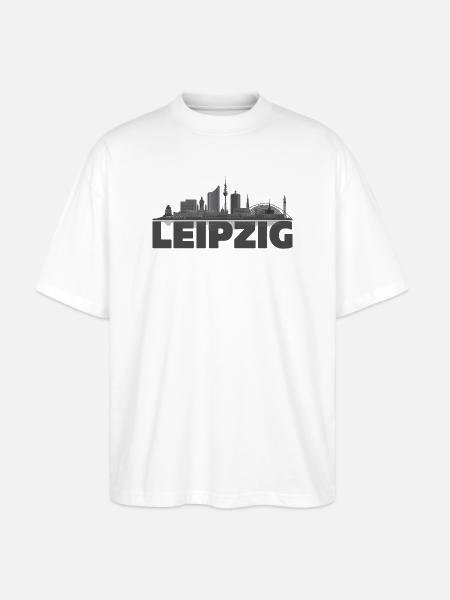 Leipzig 03 - Stanley/Stella Oversized Unisex Bio T-Shirt Blaster 2.0 - Weiß