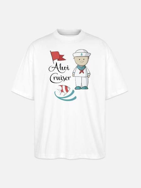 Maritim - Stanley/Stella Oversized Unisex Bio T-Shirt Blaster 2.0 - Weiß