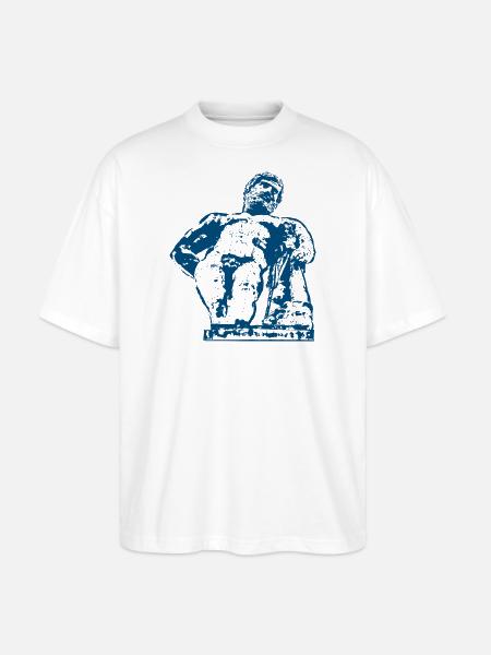 Herkules - Stanley/Stella Oversized Unisex Bio T-Shirt Blaster 2.0 - Weiß