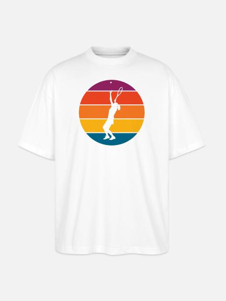 Tennis - Stanley/Stella Oversized Unisex Bio T-Shirt Blaster 2.0 - Weiß